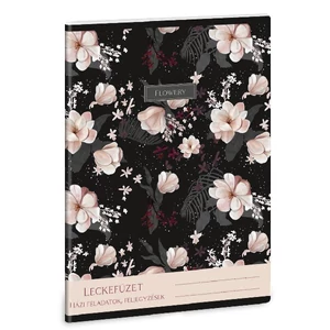 Leckefüzet A5 Ars Una 24'' Flowery black (5374) 50843749 38lapos 1leckefüzet 1tanévre el