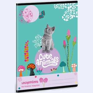 Leckefüzet A5 Ars Una Cute Animals Kitten (5368) 24 Cica 50843688 38lapos 1leckefüzet 1tanévre