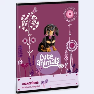 Leckefüzet A5 Ars Una Cute Animals Puppy (5369) 24 Tacskó 50843695 38lapos 1leckefüzet 1tanévre