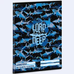 Leckefüzet A5 Ars Una Lord of the Deep cápa (5337) 24 50843374 38lapos 1leckefüzet 1tanévre el