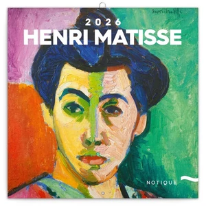 Falinaptár 2026 Henri Matisse 6097-HM lemeznaptár 30×30cm Realsystem 2026 kollekció!