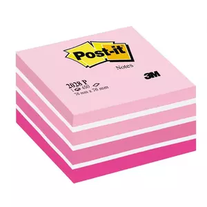 Öntapadó jegyzettömb 76x76mm 3M/Post-it 2028-P Akvarell pink 450lap