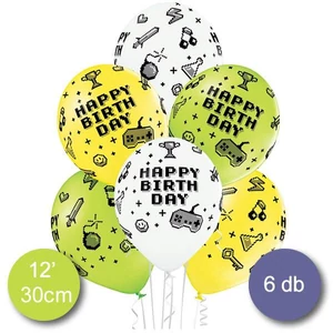 Partylufi Happy Birthday, gamer 6db/cs
