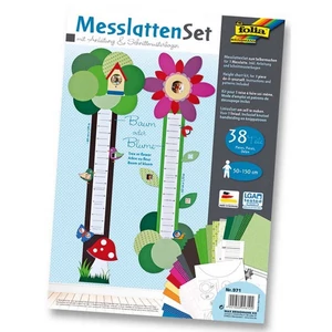 Magasságmérő szett 150cm fa/vi 150cm fa/virág 38db 