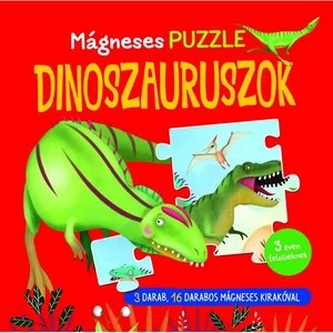 Mágneses puzzle Dinoszauruszok Napraforgó könyvek