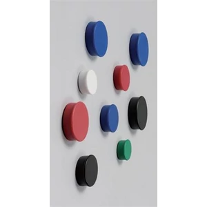 Táblamágnes 20mm Nobo mágneses táblához 8db-os fekete Prezentáció NOBO 1901440