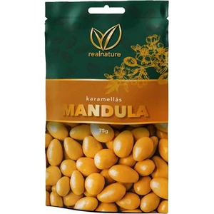 Mandula 75 g REAL NATURE karamellás