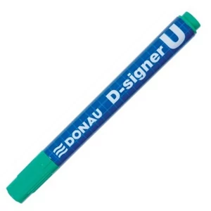 Alkoholos marker Donau D-signer U 2-4mm kúpos zöld Írószerek DONAU 7371001-06PL