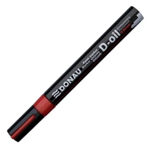 Lakkmarker Donau D-oil M 2,8mm kúpos hegyű piros Írószerek DONAU 7369001PL-04