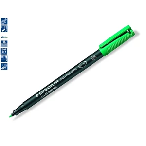 Alkoholos marker Staedtler Lumocolor 317 M OHP 1mm kúpos zöld Írószerek STAEDTLER 317-5