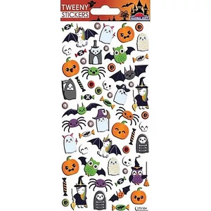 Matrica Halloween pókok, denevér 9x17,5cm