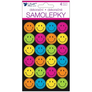 Matrica öntapadós Smiley 4iv/csomag