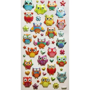 Matrica Tweeny Baglyok 9x17,5cm