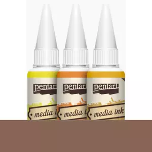 Média tinta 20ml barna