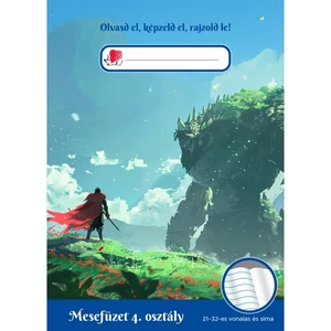 Mesefüzet IV.osztályos Süni Fiú 32 lap Ico Süni iskolaszezonos tanszerek