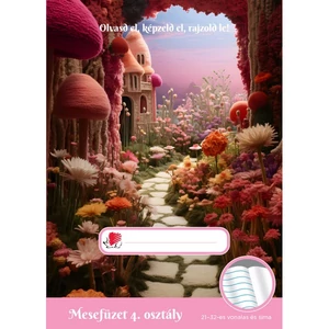 Mesefüzet IV.osztályos Süni Lány 32 lap Ico Süni iskolaszezonos tanszerek