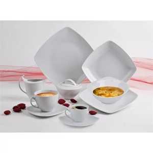 Cukortartó fedővel porcelán Rotberg fehér, 30cl