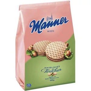 Mogyorós ostya 400 g Manner Törtchen