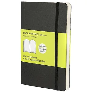 Moleskine Notesz puha fekete P sima QP613