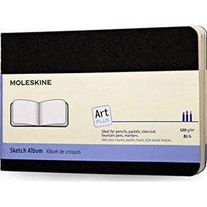 Moleskine skicc album Sketch, &quot;L ARTSKA3 fekete