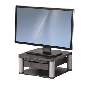 Monitorállvány Fellowes Premium Plus, grafitszürke