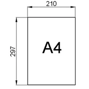 Műszaki rajzlap Pax Pax &quot;Dipa&quot; műszaki rajzkarton A/4 100 ív / csomag, 200 gr/m2