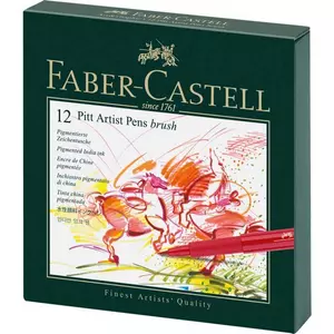 Faber-Castell művész filctoll Pitt Brush -B- 12db AG-Pitt 167146