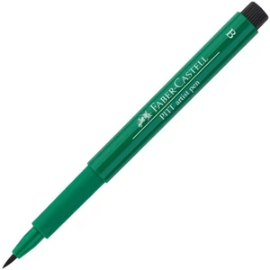 Faber-Castell művész filctoll Pitt tintás -B- fenyőzöld AG-Pitt 167478