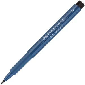 Faber-Castell művész filctoll Pitt tintás -B- kék AG-Pitt 167447