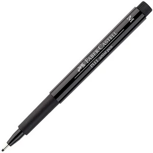 Faber-Castell művész filctoll Pitt tintás -M- fekete AG-Pitt 167399