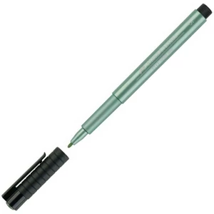 Faber-Castell művész filctoll Pitt tintás -1,5- metálzöld AG-Pitt 167394