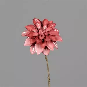 Selyemvirág - művirág Dahlia műanyag 56cm mályva