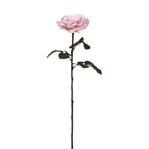 Selyemvirág - művirág kerti rózsa szálas 67 cm barack