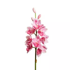 Selyemvirág - művirág Orchidea műanyag 77cm fukszia