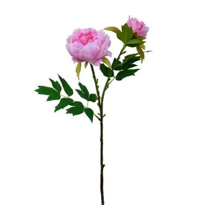 Selyemvirág - művirág peonia szálas 52 cm rózsaszín