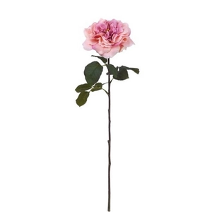 Selyemvirág - művirág rózsa szálas 65 cm barack