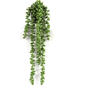 Selyemvirág - művirág borsóka Senecio Rowleyanus green 45cm gyöngyfűzér Holland