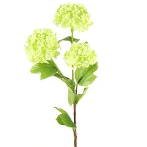 Selyemvirág művirág hortenzia labdarózsa Viburnum green bangita 61cm Holland SDDST53