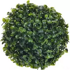 Művirág Buxus gömb 12cm zöld műanyag