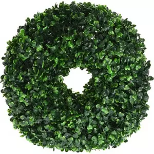 Koszorú Művirág Buxus 28cm zöld műanyag
