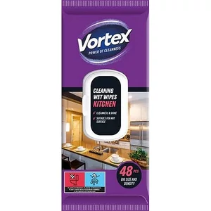 Nedves törlőkendő konyhai 48db VORTEX 