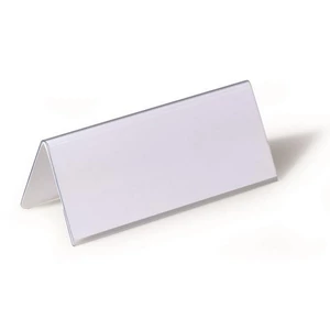 Névtábla tartó asztali 61/122x150mm DURABLE