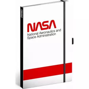 Notesz B/6 NASA Vonalas, 11x16cm Realsystem 2024 kollekció!
