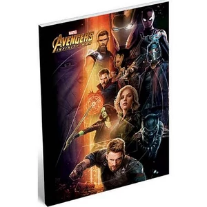 Notesz papírfedeles A/7 Avange Avengers Infinity War Heroes 18' Jegyzetfüzet, Lizzy kollekció
