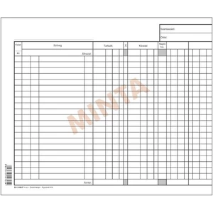 Ny. B.13-80/F Számlalap fekvő 210x250mm 120g/m2 ofszet