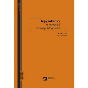 Ny B 13-233/V/2014.r.sz. C Jegyzőkönyv a fogyasztó minőségi kifogás A4 25x3 lapos