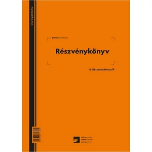Ny Részvénykönyv álló B.RESZVENYKONYV/P