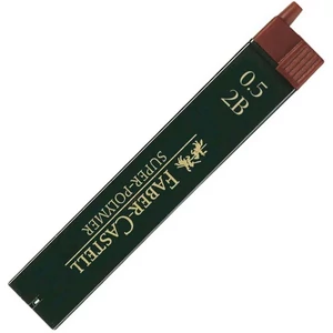 Faber-Castell nyomósironbetét Super-Polymer 0,5mm 2B 12szál 120502