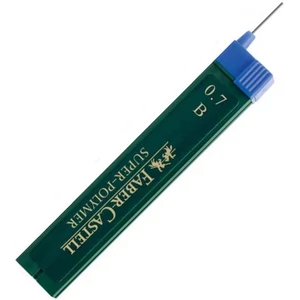 Faber-Castell nyomósironbetét Super-Polymer 0,7mm B 12szál 120701