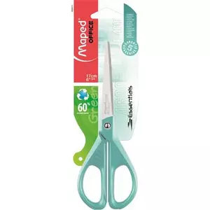 Olló 17cm Maped Essentials Green irodai olló türkizkék Irodai kiegészítők MAPED 468011